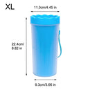 Pet Paw Cleaning Cup with Silicone Brush