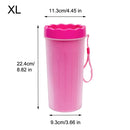 Pet Paw Cleaning Cup with Silicone Brush