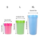 Pet Paw Cleaning Cup with Silicone Brush