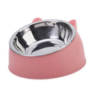 Inclined Stainless Steel Pet Bowl