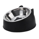 Inclined Stainless Steel Pet Bowl