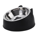 Inclined Stainless Steel Pet Bowl