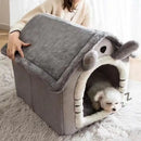 All-Season Washable Pet House Bed