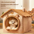 All-Season Washable Pet House Bed