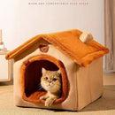 All-Season Washable Pet House Bed